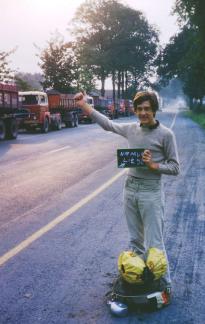 Vers Liège, sur une bretelle d'autoroute